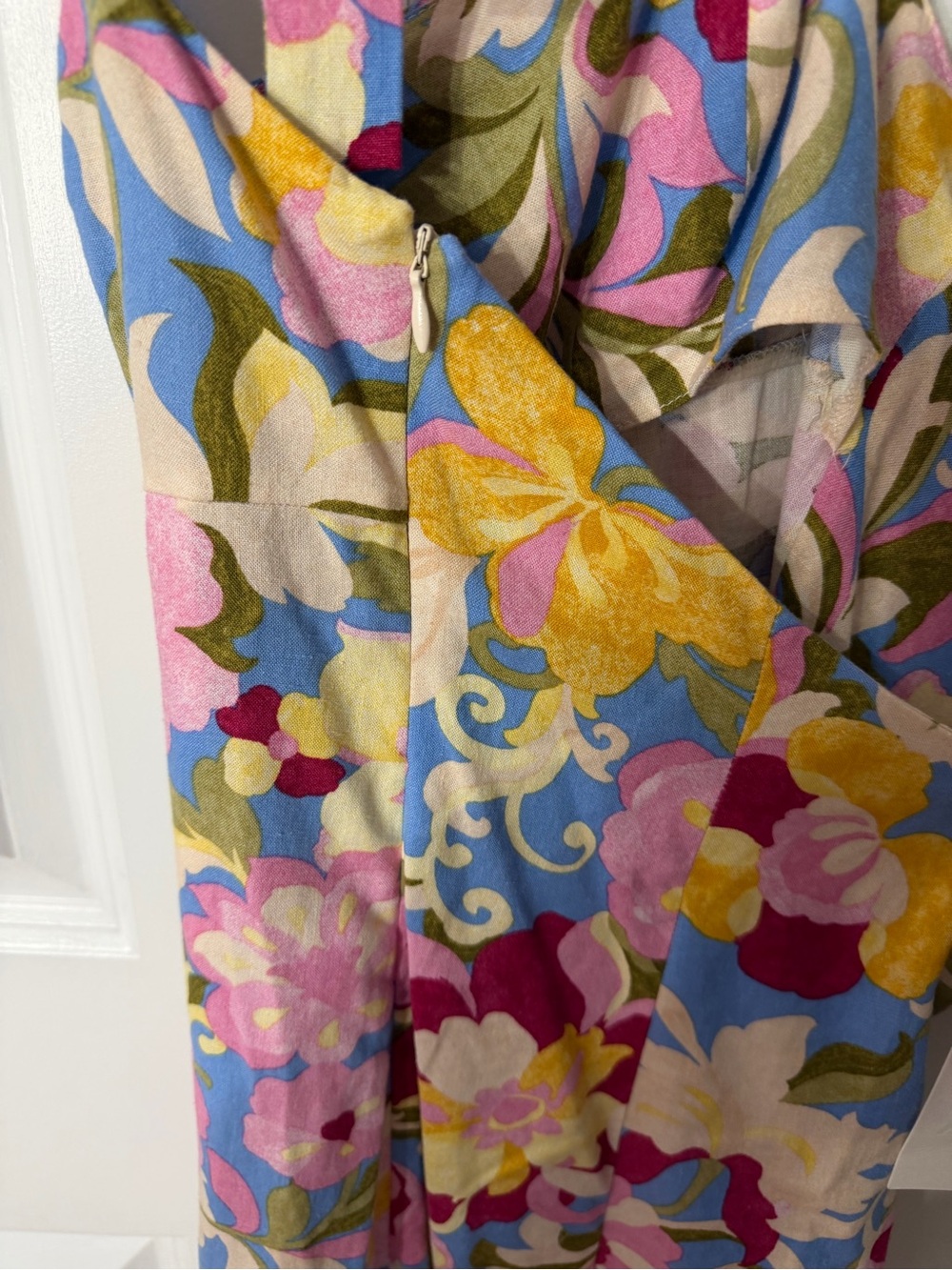 Zara Floral Halter Midi Dress in Multicolor - Picture 6 of 10